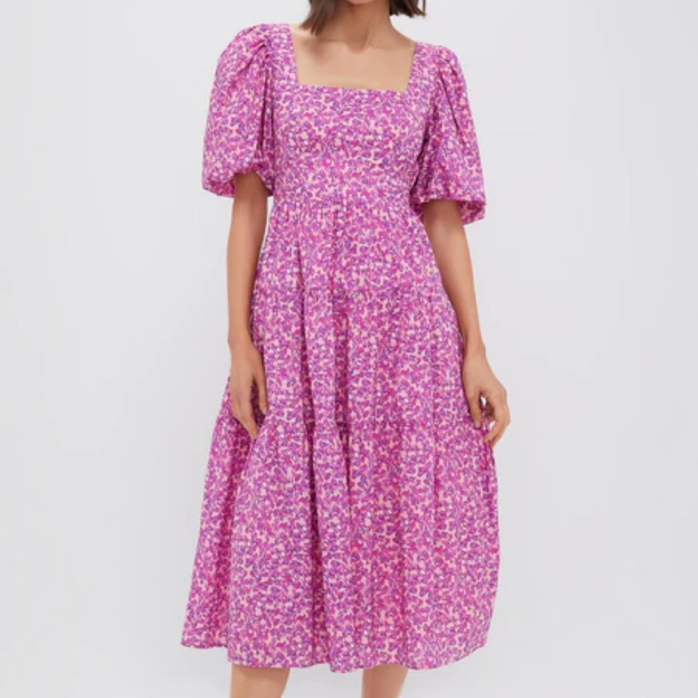 Hyacinth House Floral Pink Maxi Dress XXL
